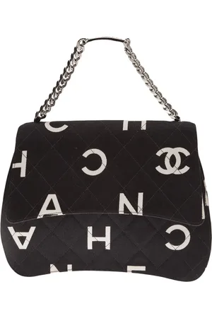 CHANEL 1996-1997 printed jersey bag