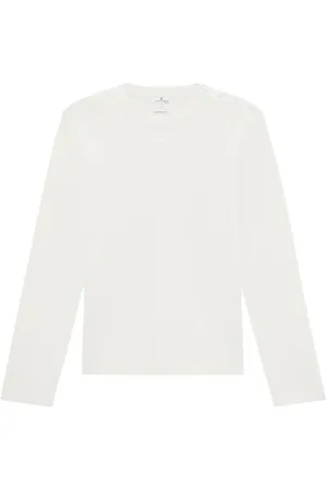 Courrèges Suéter con botones y parche del logo