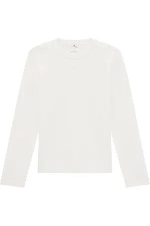 Courrèges Suéter con botones y parche del logo