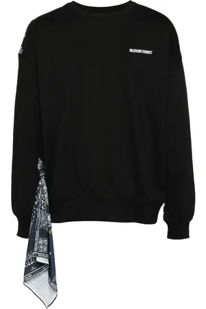 Musium Div. Sudadera con estampado gráfico y mascada