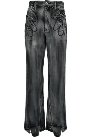 JUNTAE KIM Jeans con diseño patchwork
