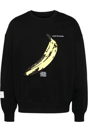 Musium Div. Sudadera con parche Banana