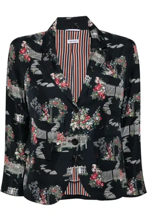 Thom Browne Blazer con estampado gráfico