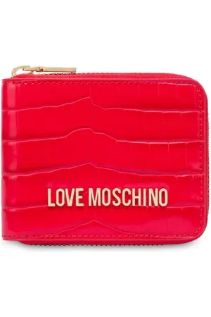 Moschino Cartera con placa del logo