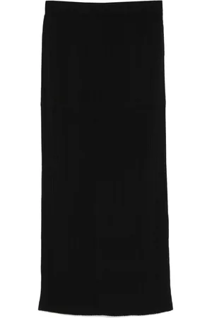 Issey Miyake Falda midi Hatching Bottoms