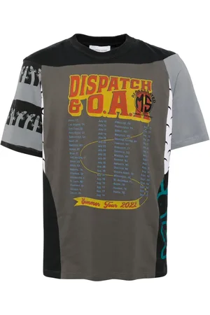 Marine Serre Playera con estampado gráfico