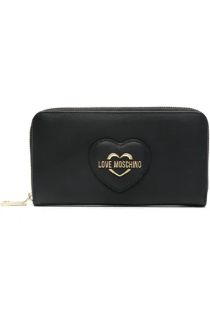 Moschino Cartera con placa del logo