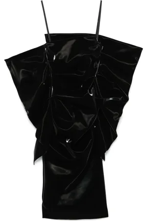 Sportmax Vestido midi con detalle de volantes