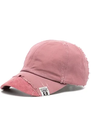 Maison Mihara Yasuhiro Gorra con detalles deshilachados