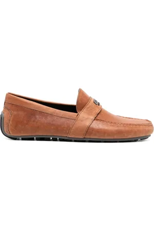 Moschino Mocasines con placa del logo