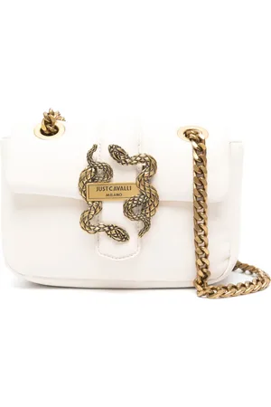 Roberto Cavalli Bolsa de hombro con hebilla del logo