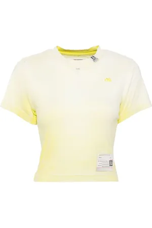 Maison Mihara Yasuhiro Playera con logo bordado