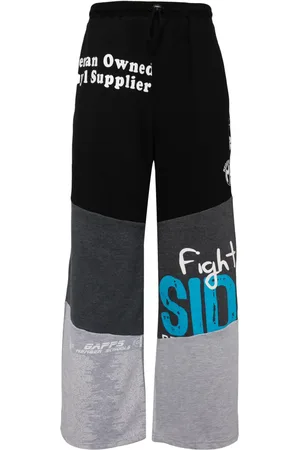 Marine Serre Pants con estampado gráfico
