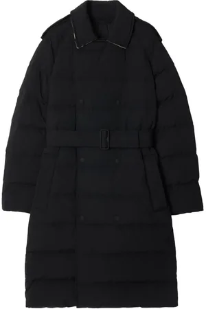 Burberry Abrigo capitonado midi