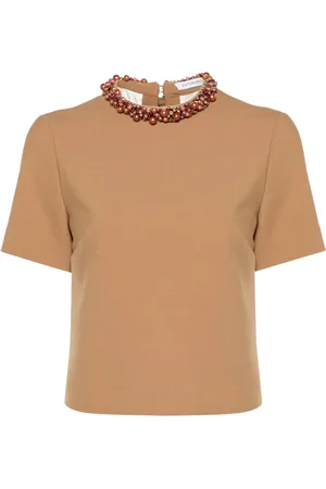 Viktor & Rolf Top con bordado de cuentas