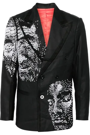 KIDSUPER STUDIOS Blazer Embellished Face