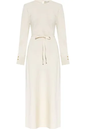 FORTE FORTE Vestido midi con cinturón