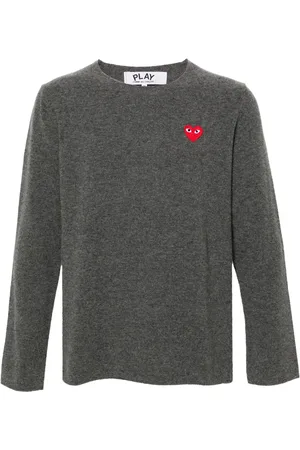 Comme des Garçons Suéter con parche de corazón