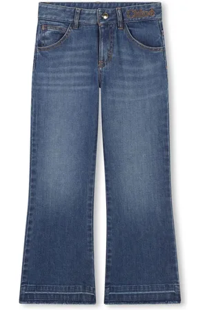 Chloé Jeans con logo bordado