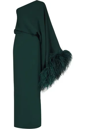 ‎Taller Marmo‎ Vestido largo Feathered Eternity