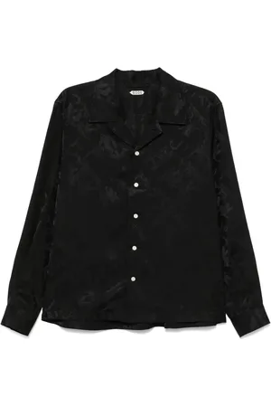 BODE Camisa con motivo de fútbol en jacquard