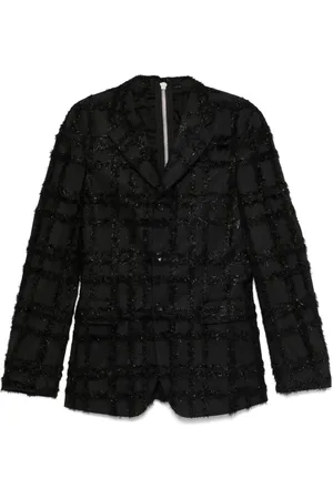 Comme des Garçons Blazer con efecto fil coupé