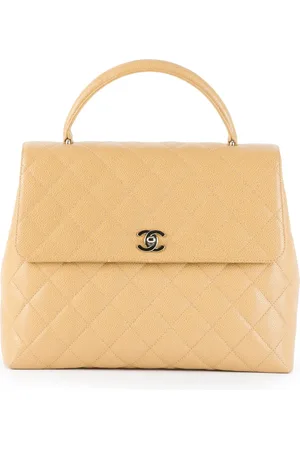 CHANEL Quilted trapeze tote