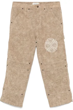 HONOR THE GIFT Pantalones con motivo bordado