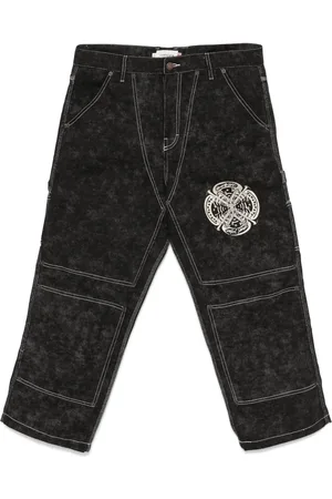 HONOR THE GIFT Pantalones con motivo bordado