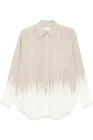 Victoria Beckham Camisa con motivo geométrico