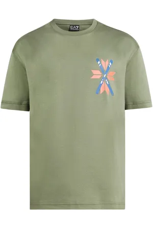 EA7 Playera con estampado gráfico