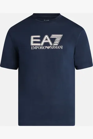 EA7 Playera con logo estampado