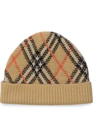 Burberry Gorro con motivo de cuadros