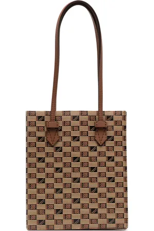 MOREAU Tote con monograma estampado