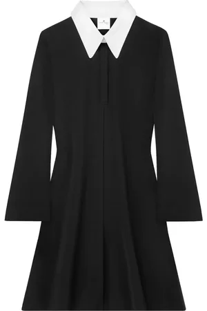 Courrèges Vestido corto de vestir estilo playera tipo polo