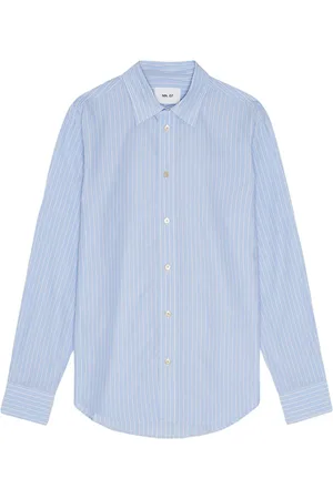 NN.07 Camisa manga larga con rayas estampadas