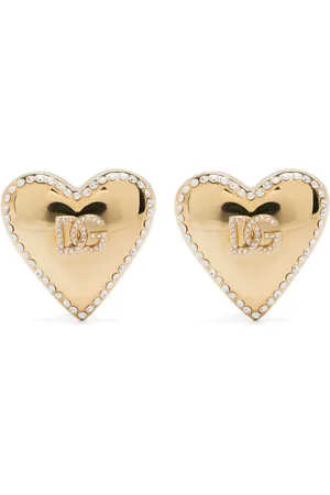 Dolce & Gabbana Aretes con motivos de corazón
