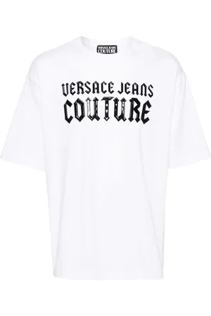 VERSACE Playera con logo en relieve
