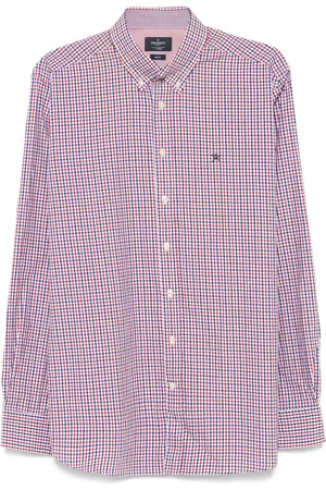 Hackett Camisa con motivo de cuadros