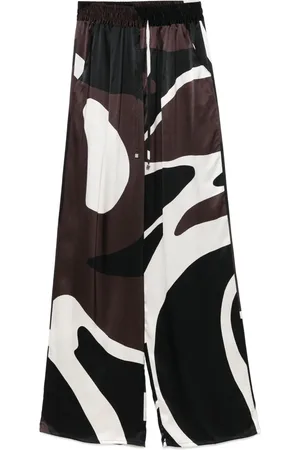 Kiton Pantalones con estampado abstracto