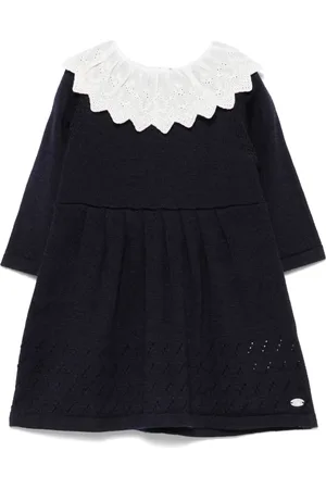 Tartine Et Chocolat Vestido con volantes en el cuello