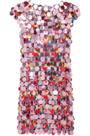 Paco rabanne Vestido corto The Iconic Sparkle Discs