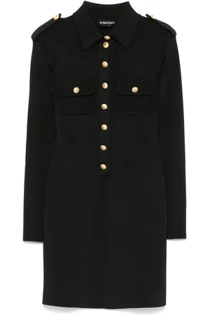 Tom Ford Vestido corto de canalé