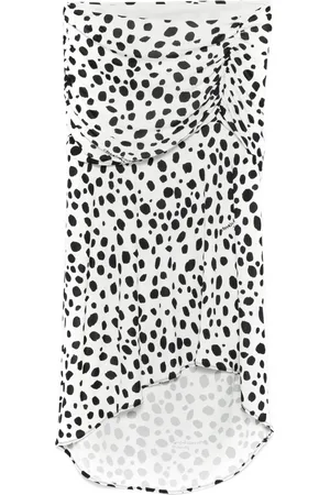 Moschino Falda midi con estampado de lunares