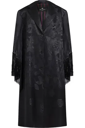 Etro Abrigo con detalle de flecos