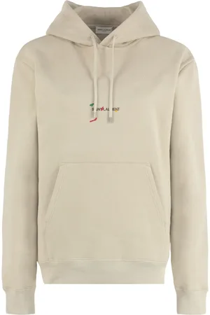 Saint Laurent Hoodie con logo estampado