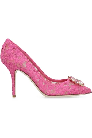 Dolce & Gabbana Zapatillas Bellucci con encaje y cristales