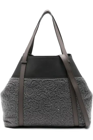 PESERICO SIGN Tote bordada con lentejuelas
