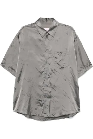 MARTINE ROSE Camisa con motivo Expect Perfection en jacquard