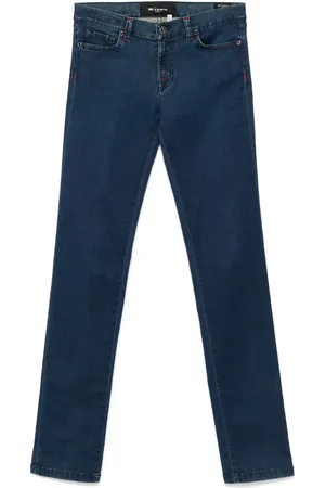 Kiton Skinny jeans con logo bordado